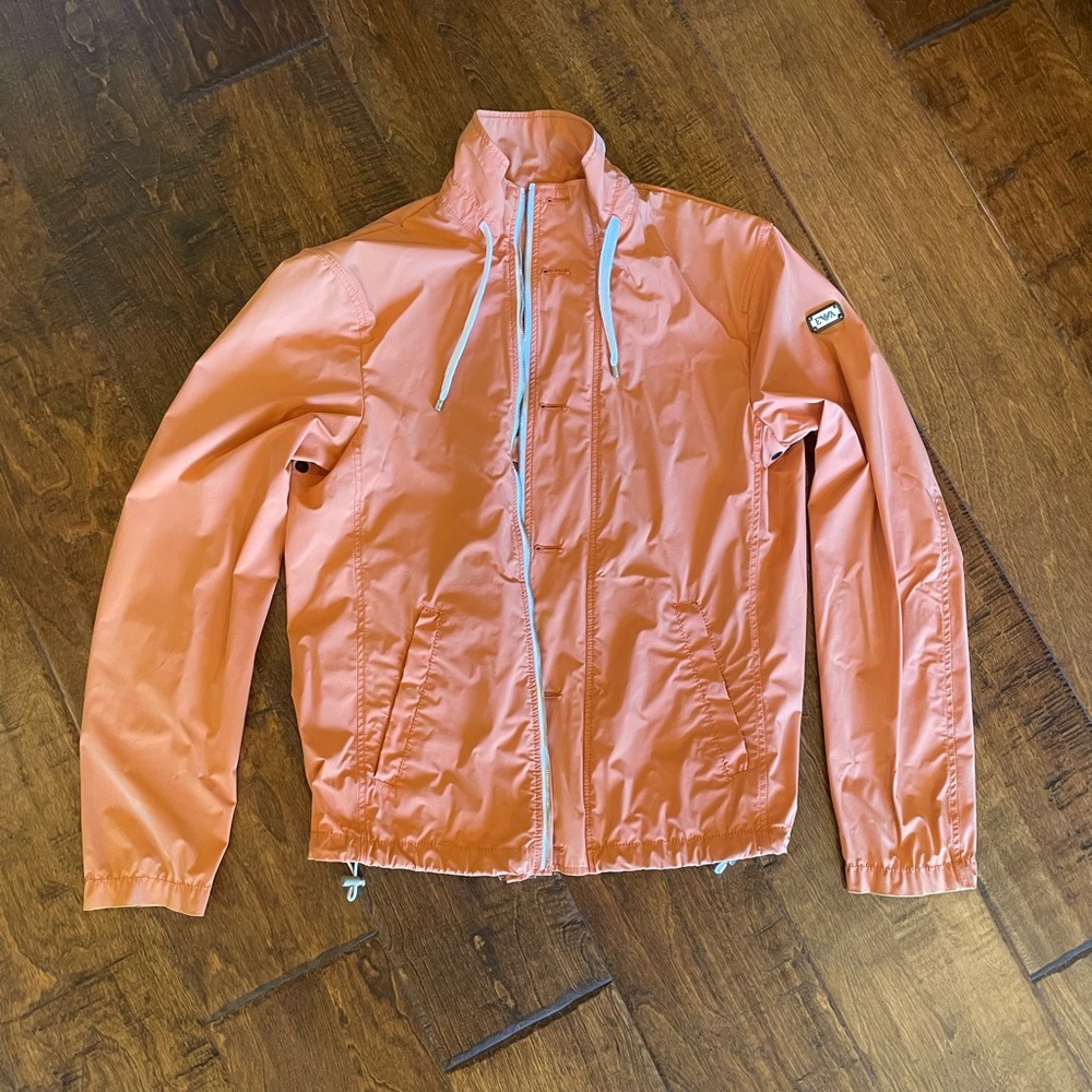 Orange Emporio Armani Windbreaker Jacket